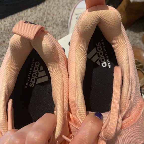 Adidas pink 7 1/2 lifting shoes - Picture 8 of 11
